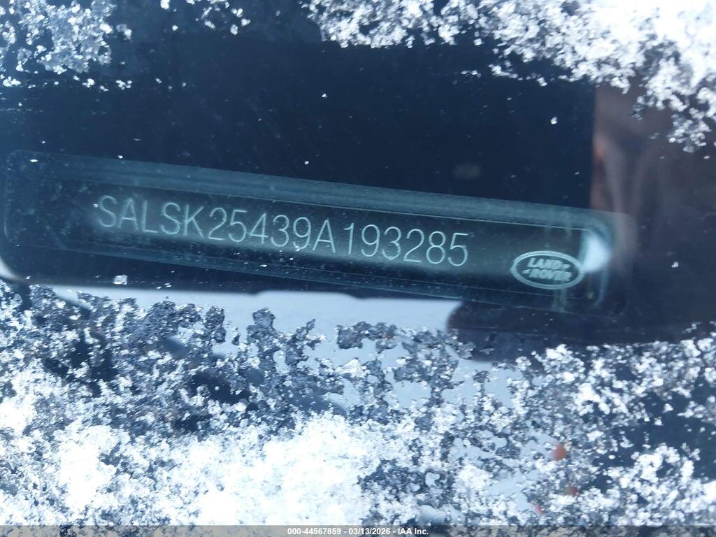 SALSK25439A193285 2009 LAND ROVER RANGE ROVER SPORT photo no. 11