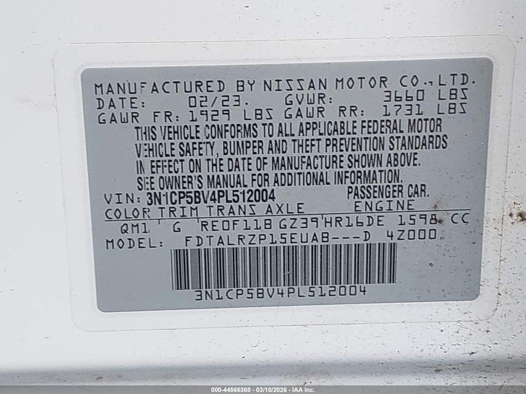 3N1CP5BV4PL512004 2023 NISSAN KICKS photo no. 9