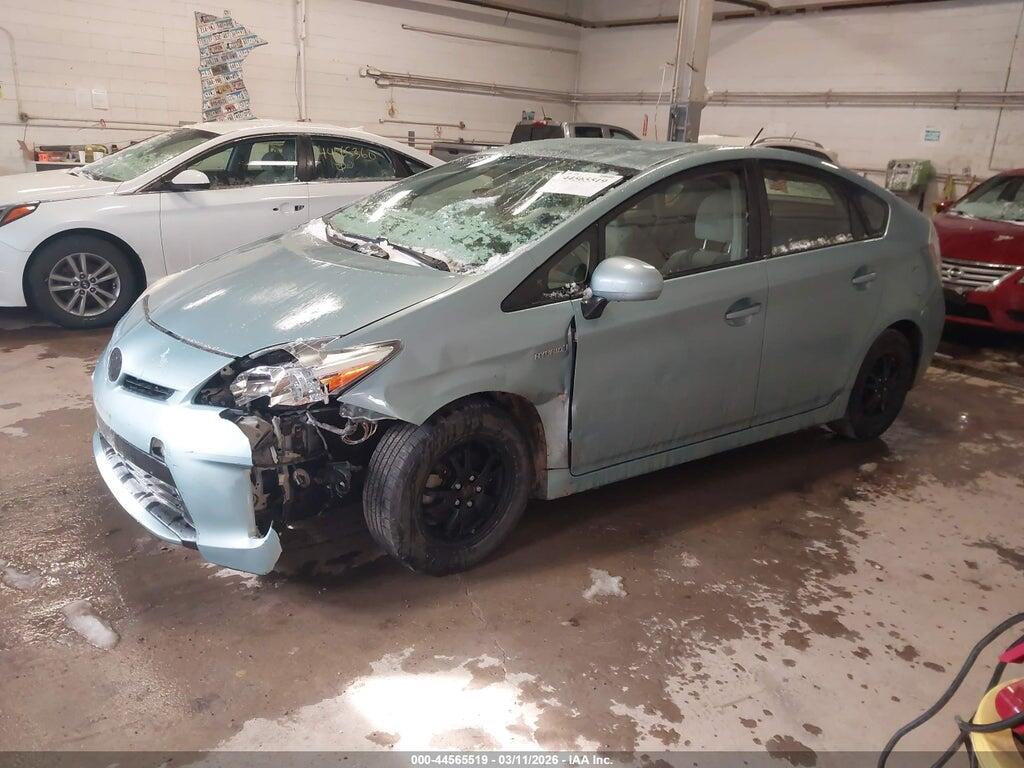 JTDKN3DU5C1518970 2012 TOYOTA PRIUS photo no. 2