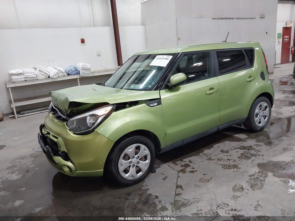 KNDJN2A26E7722458 2014 KIA SOUL photo no. 2