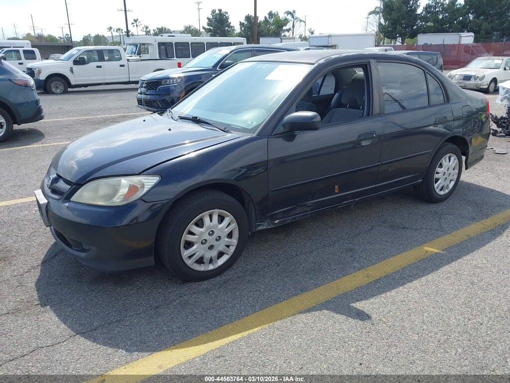 2HGES165X5H559228 2005 HONDA CIVIC photo no. 2