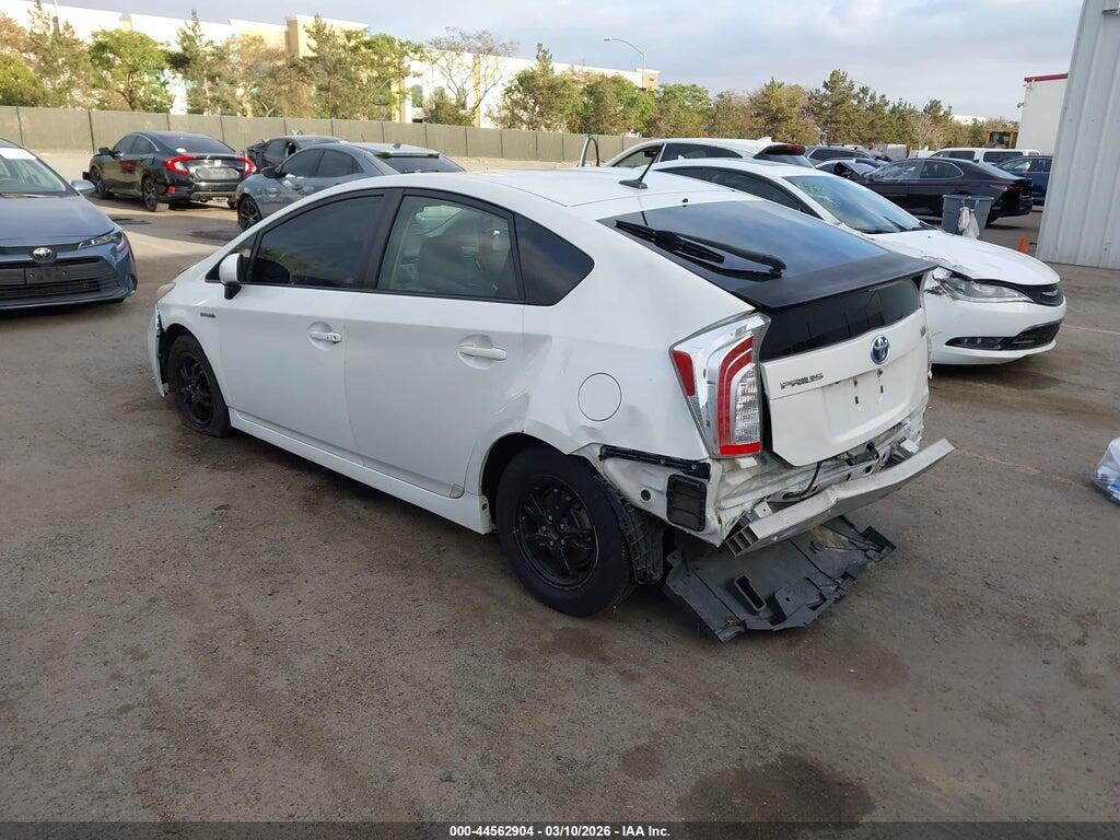 JTDKN3DUXC1545663 2012 TOYOTA PRIUS photo no. 3