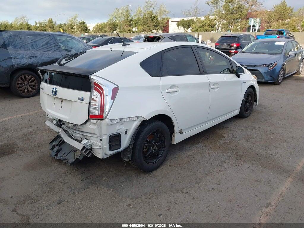 JTDKN3DUXC1545663 2012 TOYOTA PRIUS photo no. 4