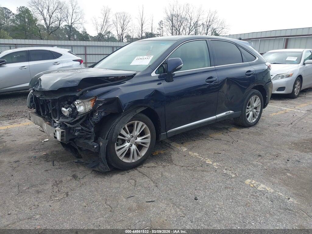 JTJZB1BA7A2401772 2010 LEXUS RX 450H photo no. 2