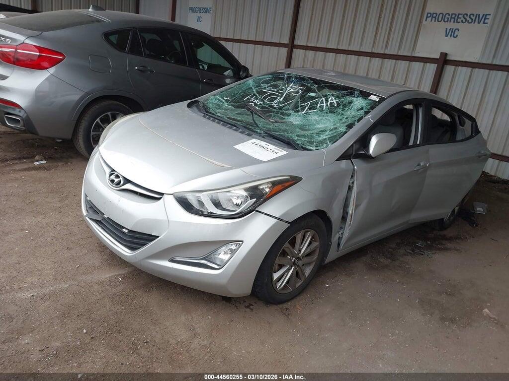 5NPDH4AE7GH662375 2016 HYUNDAI ELANTRA photo no. 2