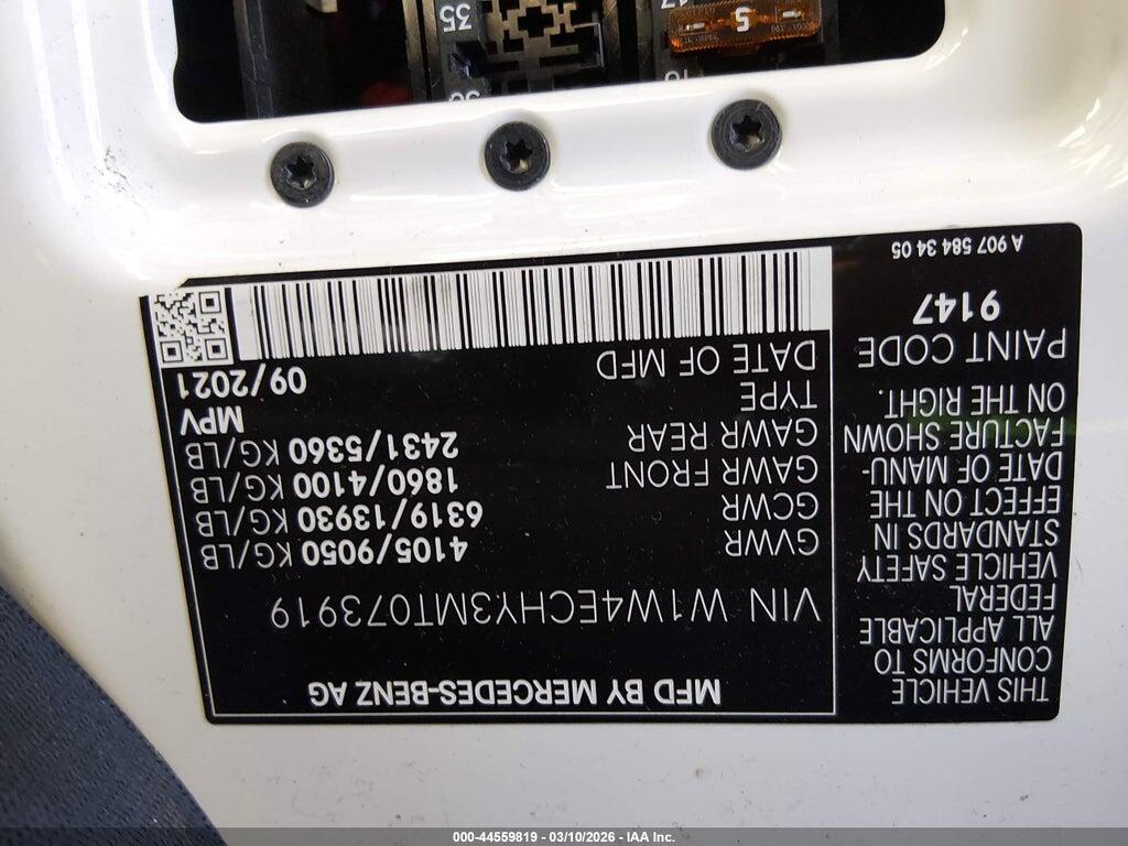 W1W4ECHY3MT073919 2021 MERCEDES-BENZ SPRINTER 2500 photo no. 9