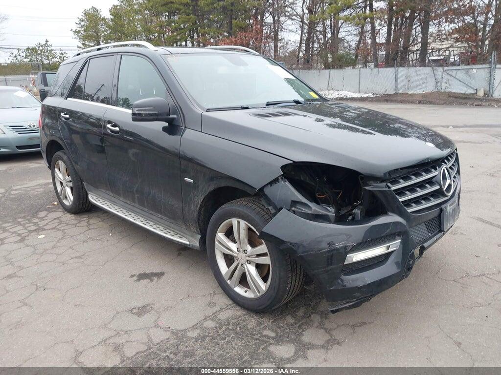 4JGDA5HB9CA017021 2012 MERCEDES-BENZ ML 350 photo no. 1