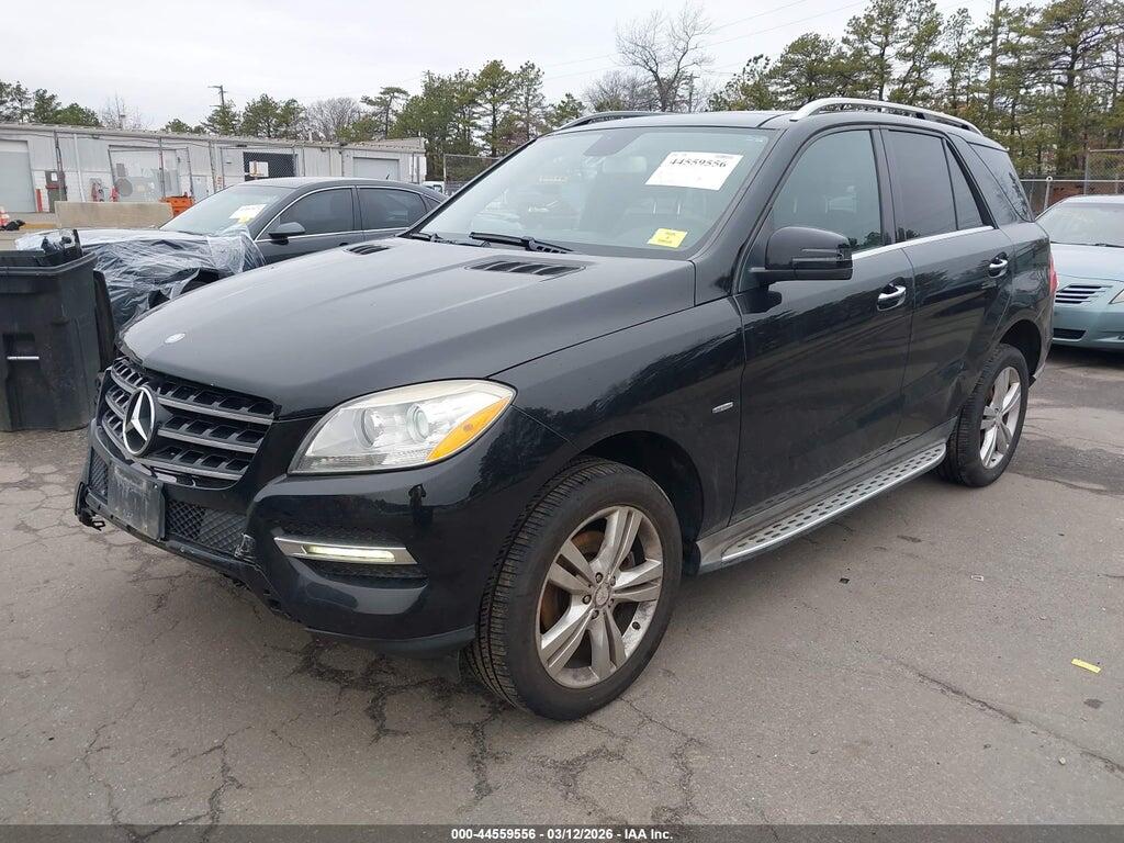 4JGDA5HB9CA017021 2012 MERCEDES-BENZ ML 350 photo no. 2