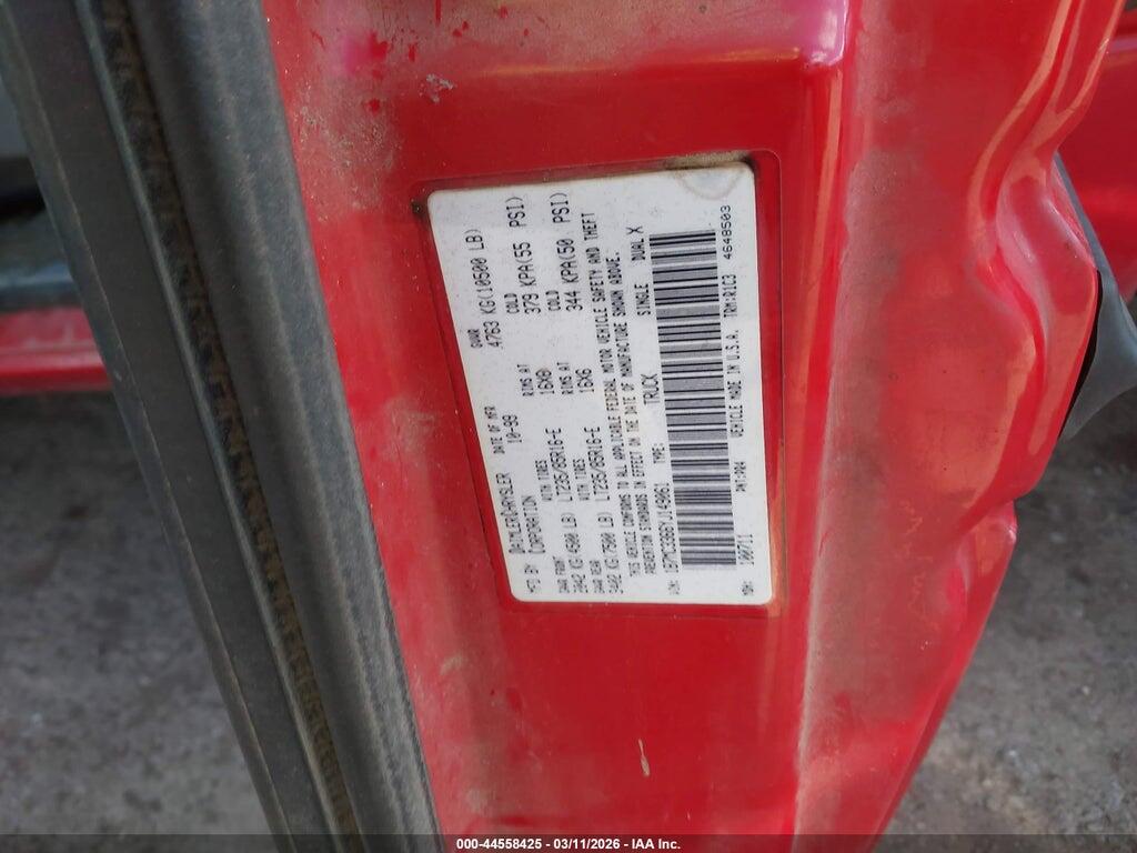 1B7MC3366YJ149061 2000 DODGE RAM 3500 photo no. 9