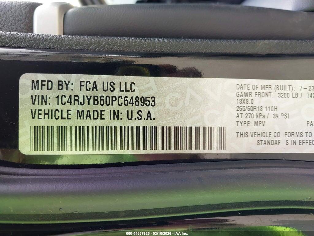 1C4RJYB60PC648953 2023 JEEP GRAND CHEROKEE 4XE photo no. 9