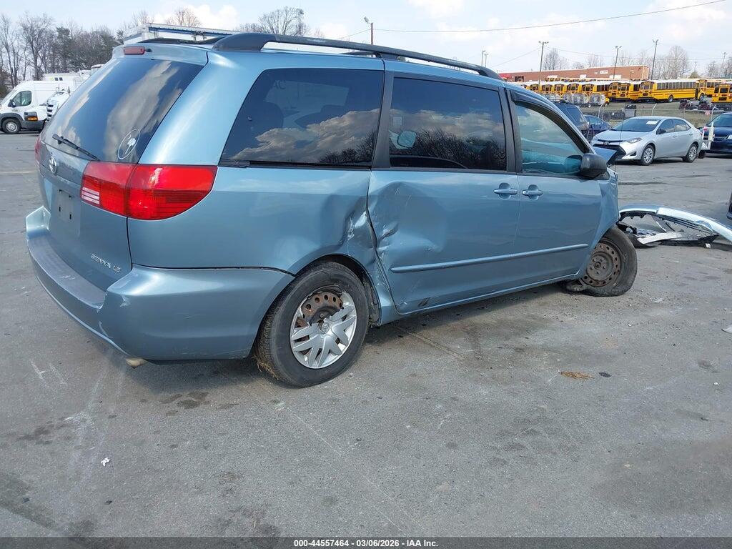 5TDZA23C15S353034 2005 TOYOTA SIENNA photo no. 4
