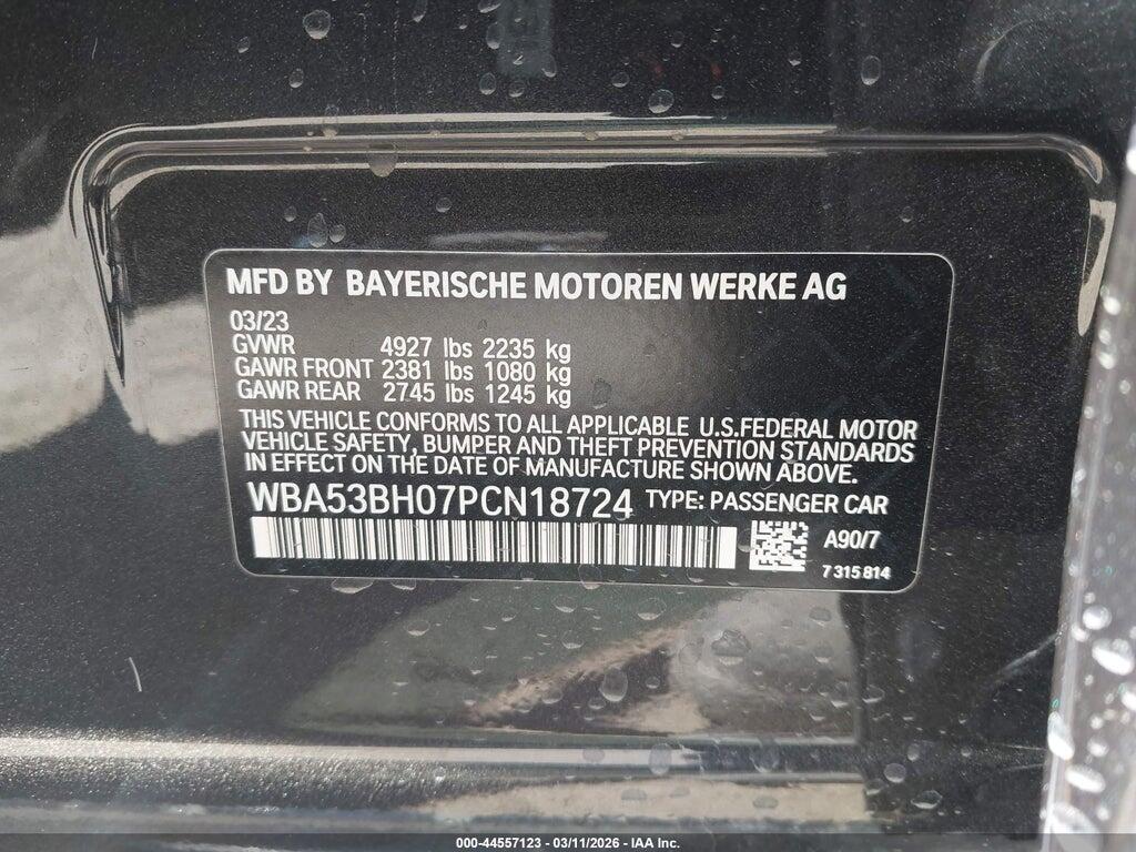 WBA53BH07PCN18724 2023 BMW 530 photo no. 9