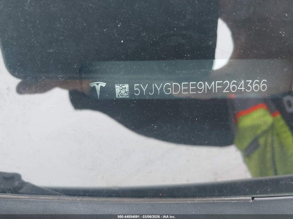 5YJYGDEE9MF264366 2021 TESLA MODEL Y photo no. 9