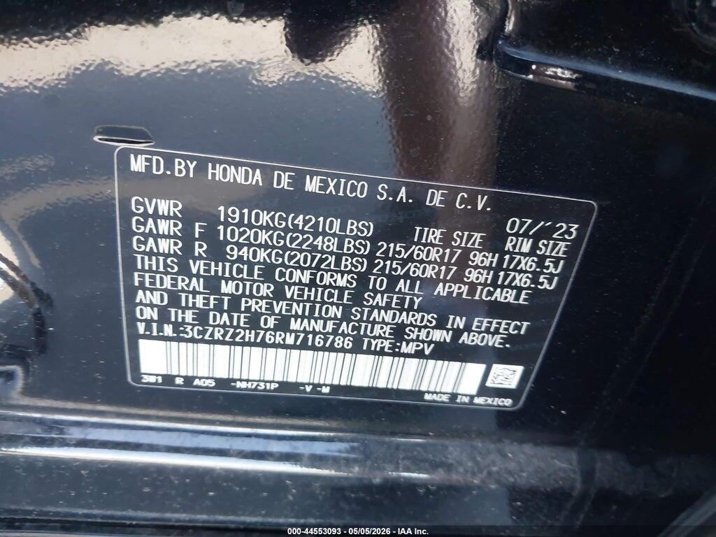 3CZRZ2H76RM716786 2024 HONDA HR-V photo no. 9