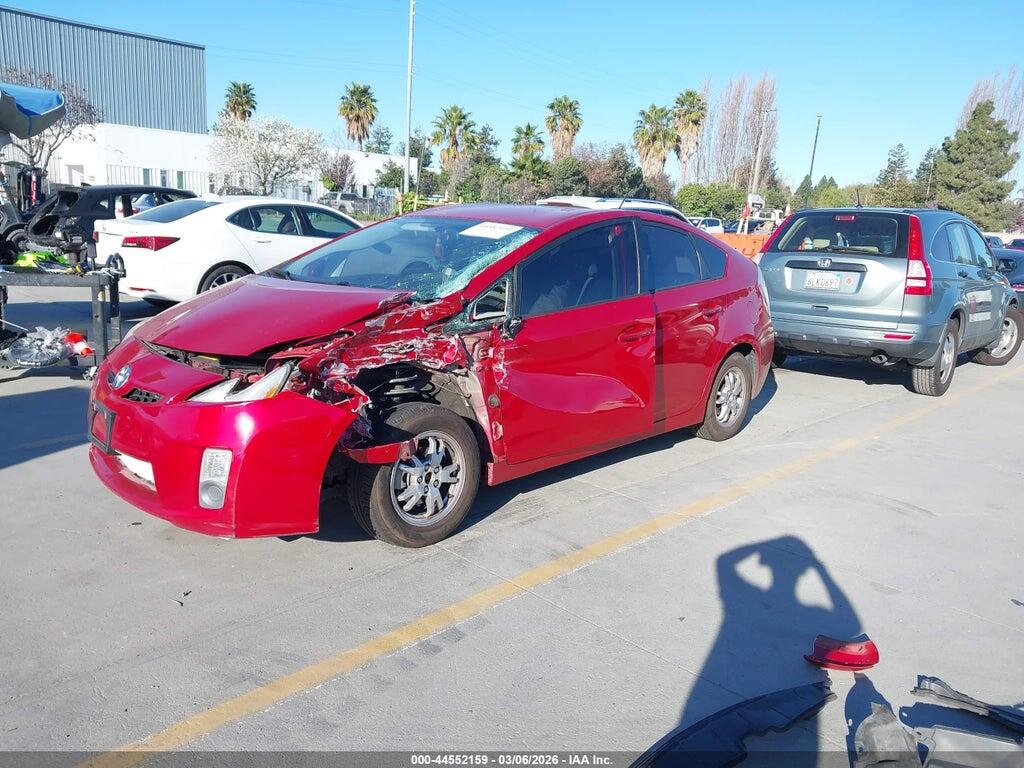 JTDKN3DU2A0143980 2010 TOYOTA PRIUS photo no. 2
