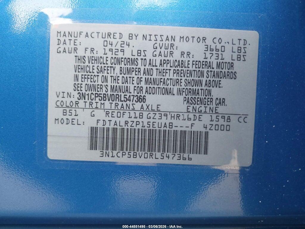 3N1CP5BV0RL547366 2024 NISSAN KICKS photo no. 9