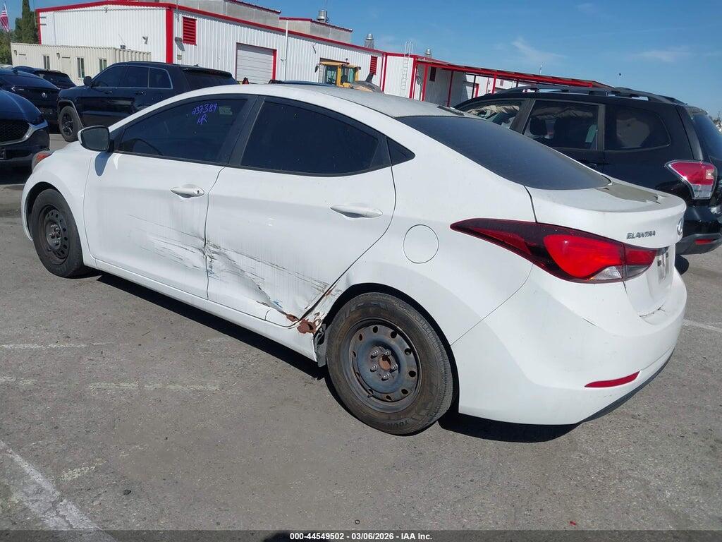 5NPDH4AE4GH744810 2016 HYUNDAI ELANTRA photo no. 3