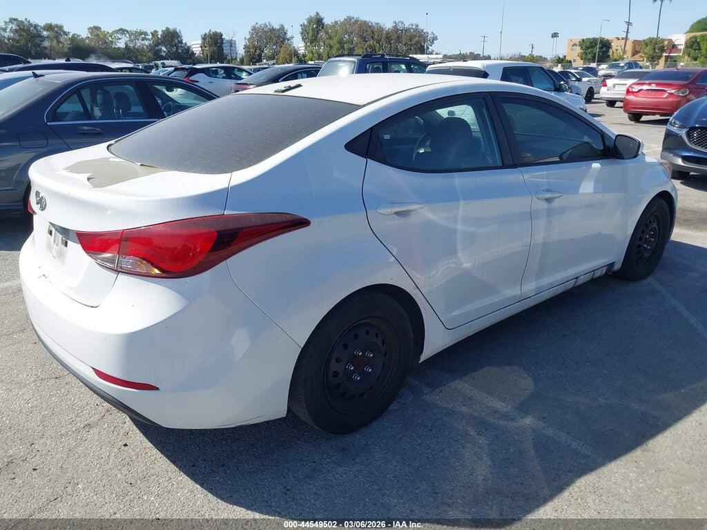 5NPDH4AE4GH744810 2016 HYUNDAI ELANTRA photo no. 4