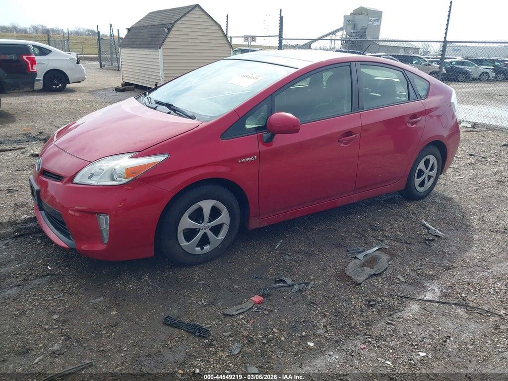 JTDKN3DU6F0409234 2015 TOYOTA PRIUS photo no. 2