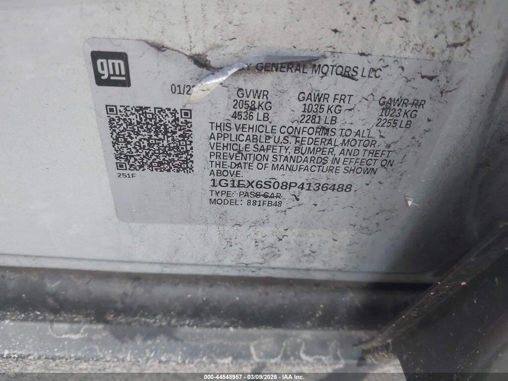 1G1FX6S08P4136488 2023 CHEVROLET BOLT EV photo no. 8