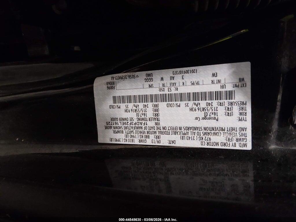 1FADP3F29EL161725 2014 FORD FOCUS photo no. 9