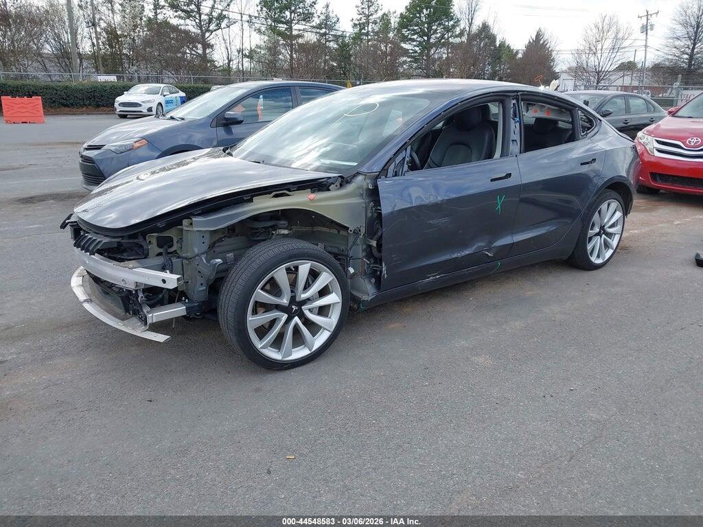 5YJ3E1EA2JF013390 2018 TESLA MODEL 3 photo no. 2