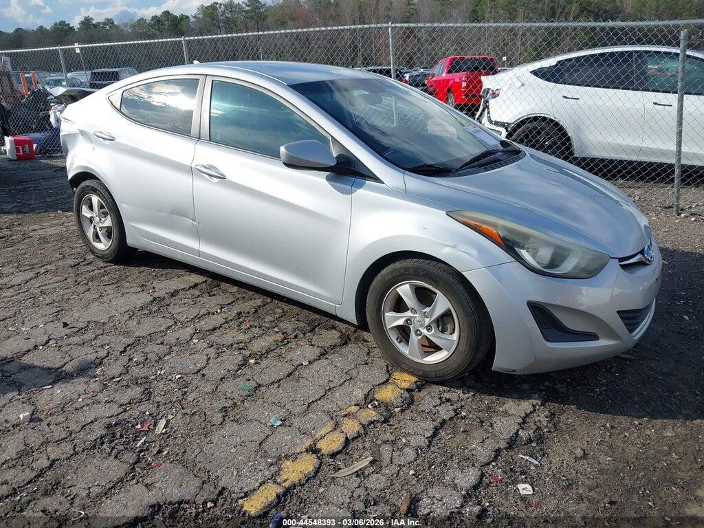 5NPDH4AEXEH516792 2014 HYUNDAI ELANTRA photo no. 1