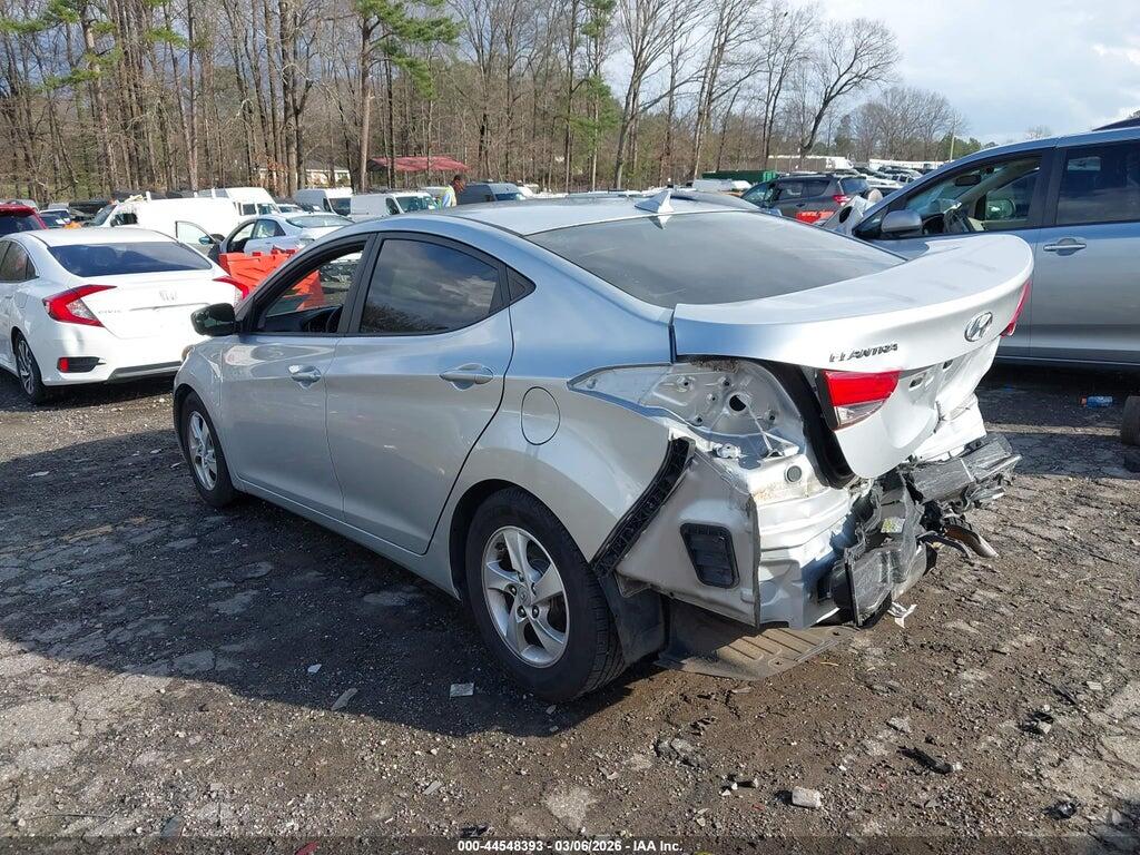 5NPDH4AEXEH516792 2014 HYUNDAI ELANTRA photo no. 3