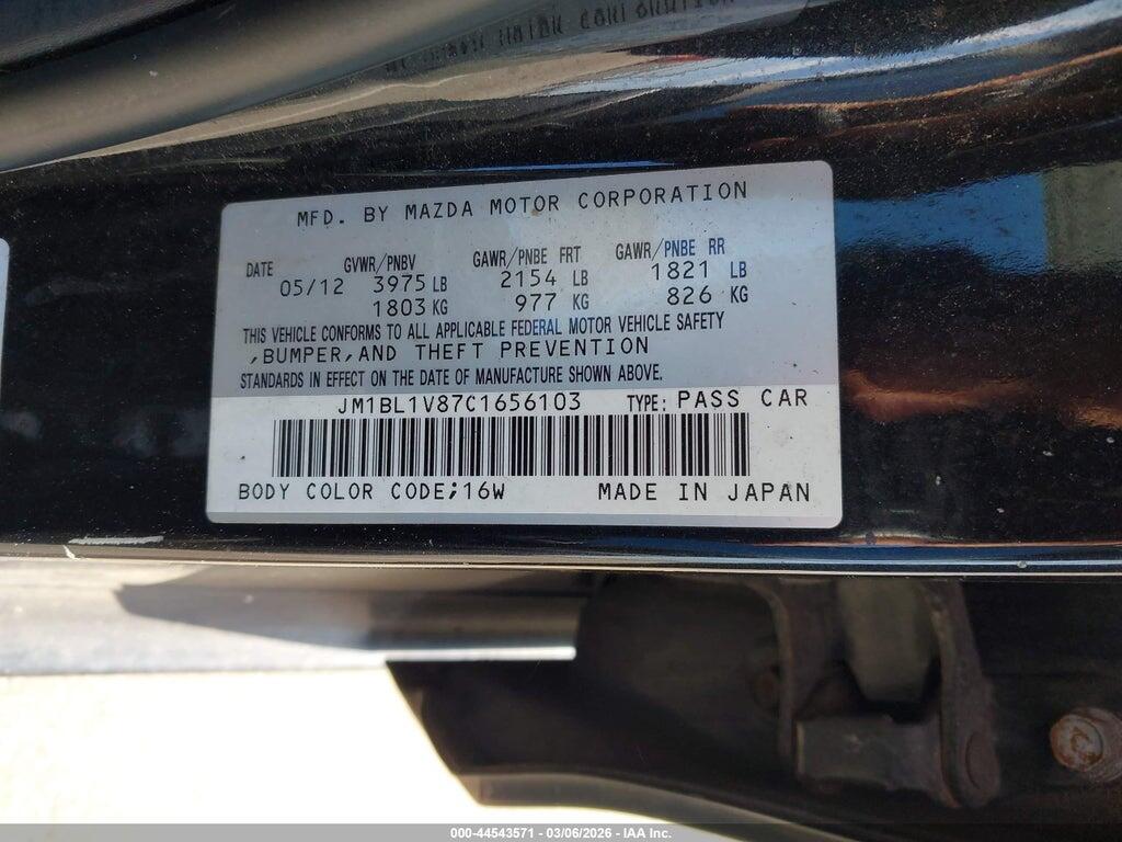 JM1BL1V87C1656103 2012 MAZDA MAZDA3 photo no. 9