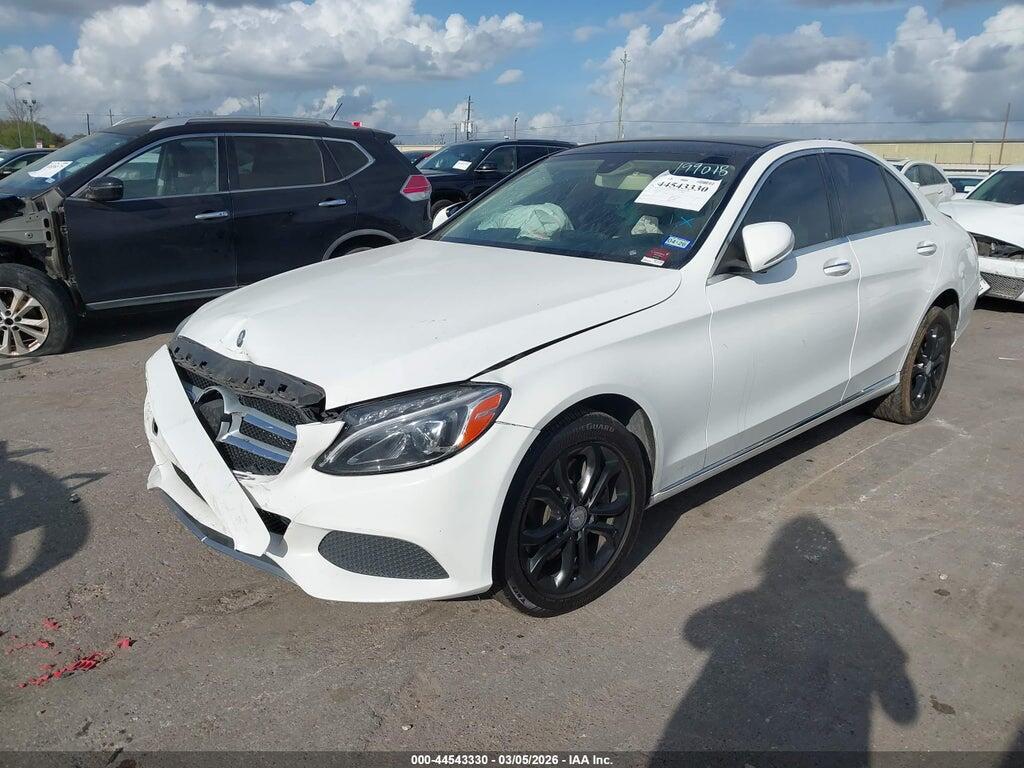55SWF4KBXFU025348 2015 MERCEDES-BENZ C 300 photo no. 2