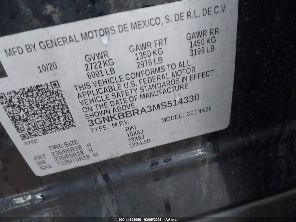 3GNKBBRA3MS514330 2021 CHEVROLET BLAZER photo no. 9
