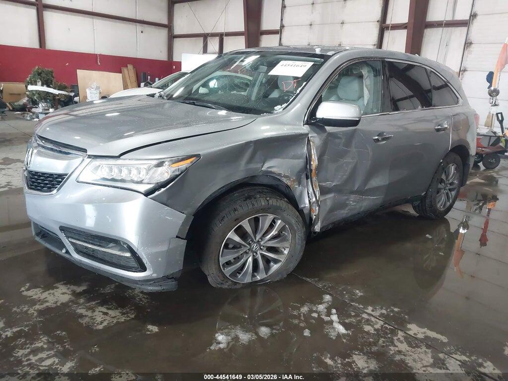 5FRYD4H44GB007159 2016 ACURA MDX photo no. 2
