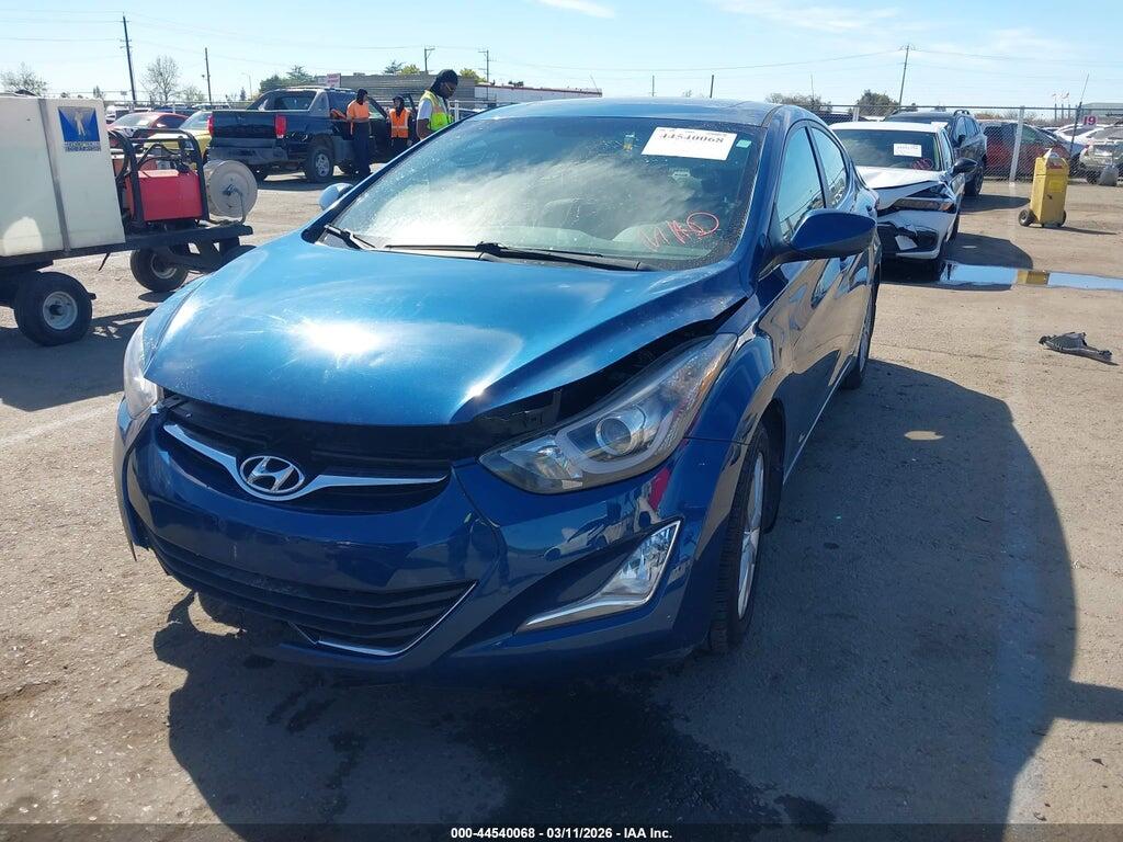 KMHDH4AE9FU281899 2015 HYUNDAI ELANTRA photo no. 2