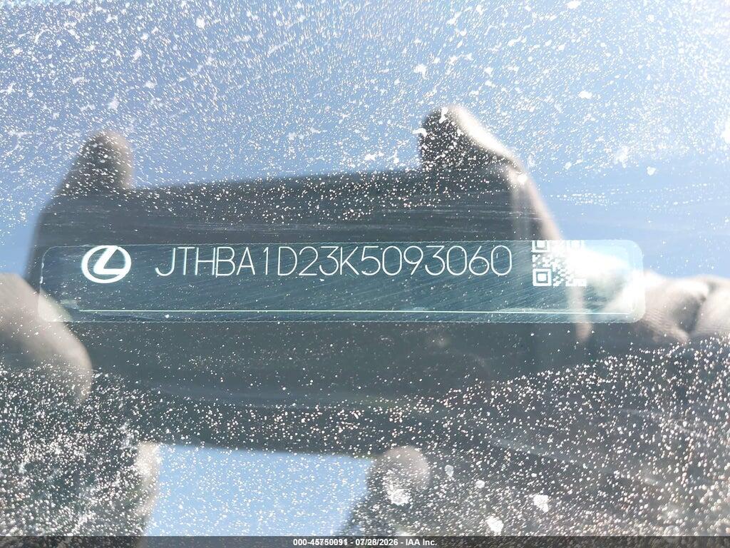 JTHBA1D23K5093060 2019 LEXUS IS 300 photo no. 9