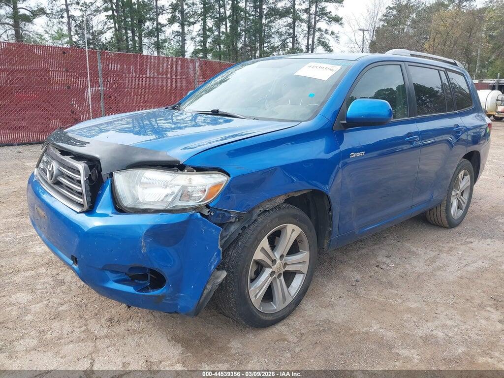JTEDS43A282047887 2008 TOYOTA HIGHLANDER photo no. 2