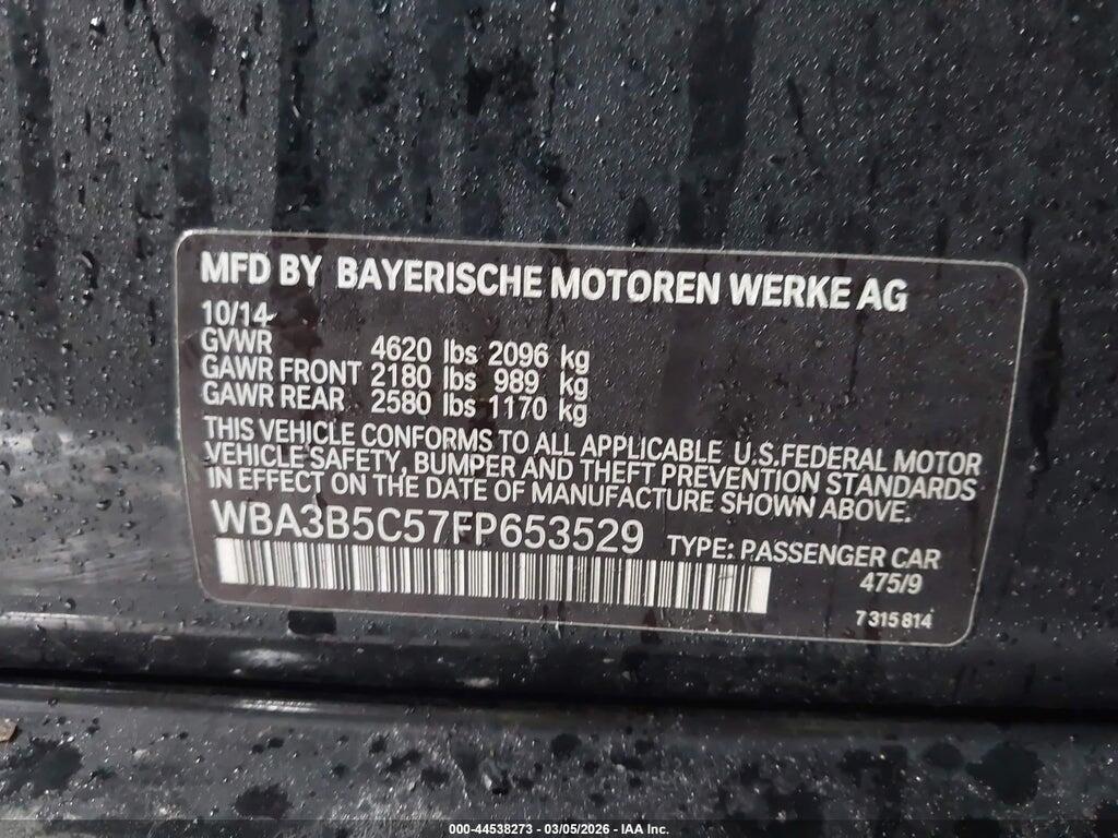 WBA3B5C57FP653529 2015 BMW 328I photo no. 9