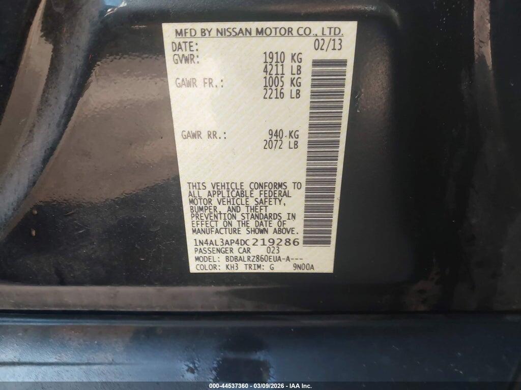 1N4AL3AP4DC219286 2013 NISSAN ALTIMA photo no. 9