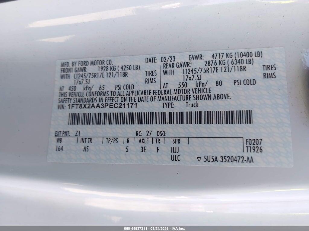 1FT8X2AA3PEC21171 2023 FORD F-250 photo no. 9