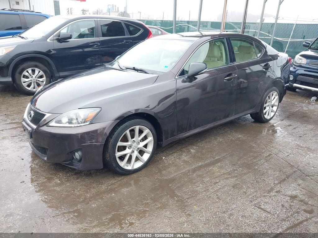 JTHCF5C23C5060639 2012 LEXUS IS 250 photo no. 2