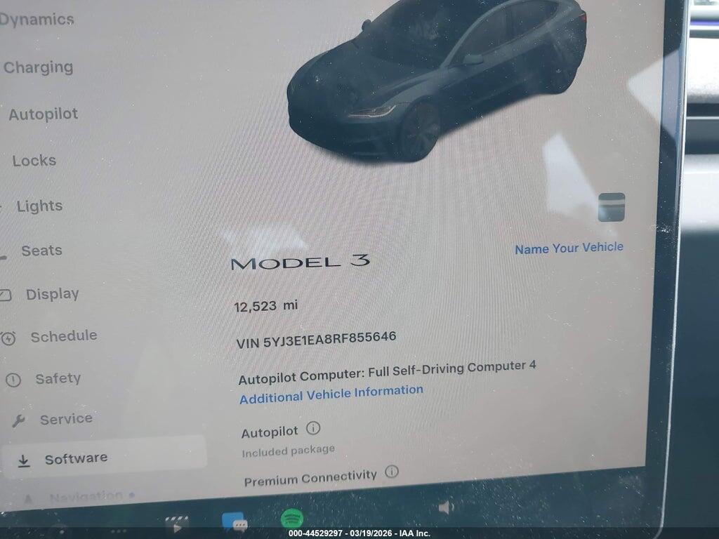 5YJ3E1EA8RF855646 2024 TESLA MODEL 3 photo no. 7