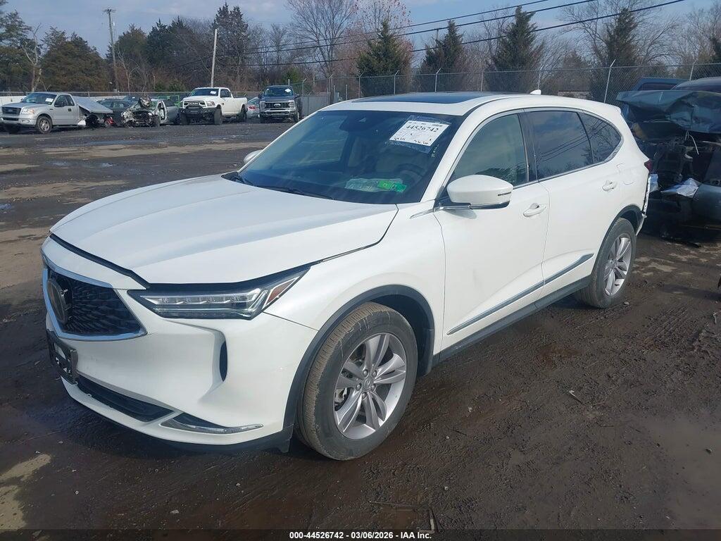 5J8YE1H37NL043170 2022 ACURA MDX photo no. 2