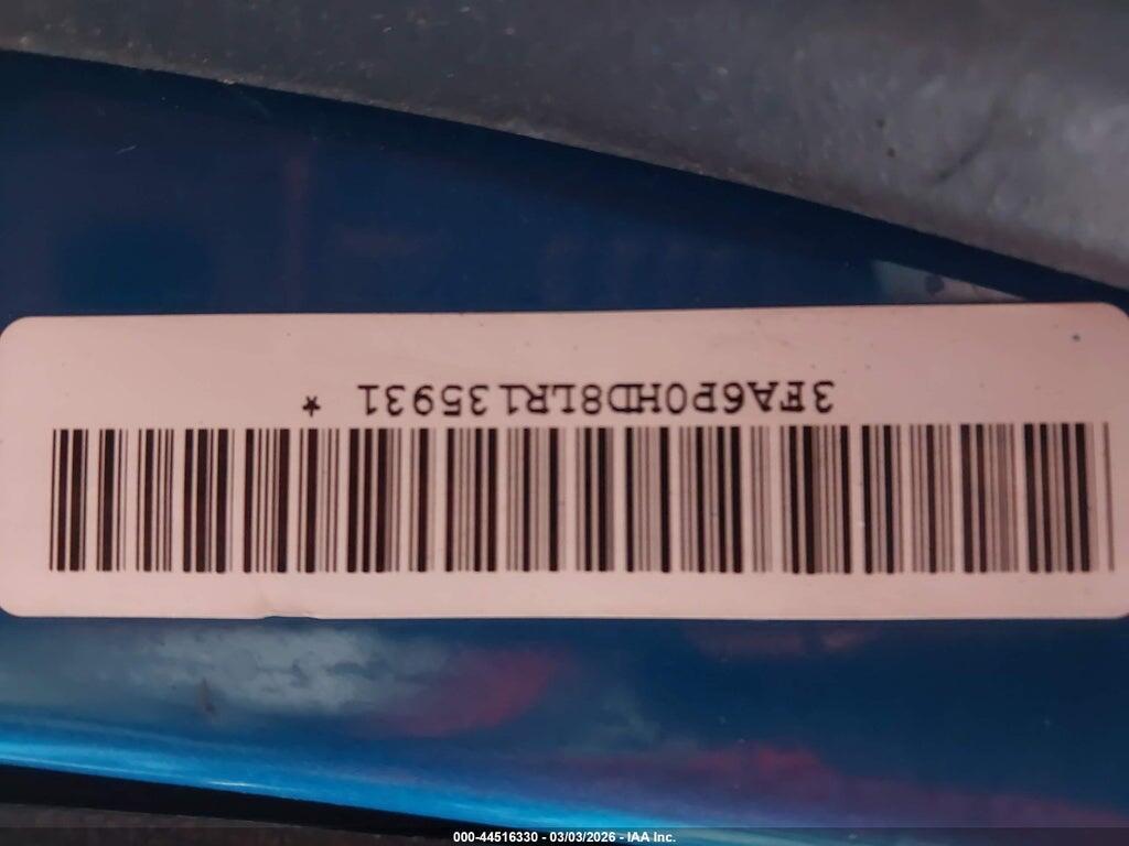 3FA6P0HD8LR135931 2020 FORD FUSION photo no. 9