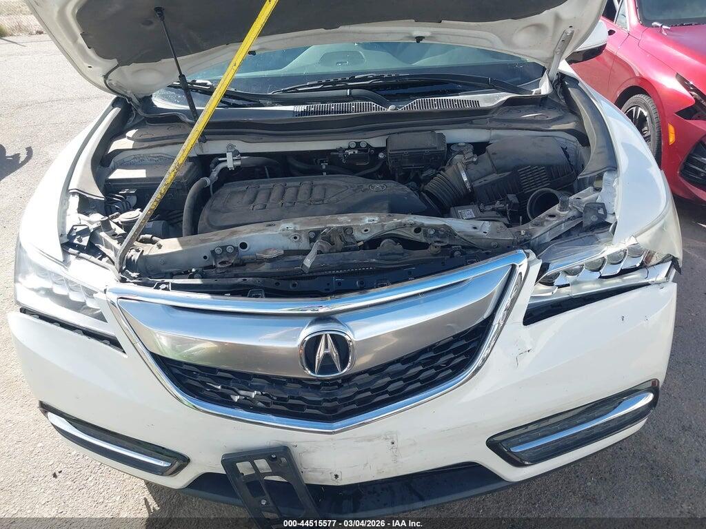 5FRYD3H47GB013225 2016 ACURA MDX photo no. 10