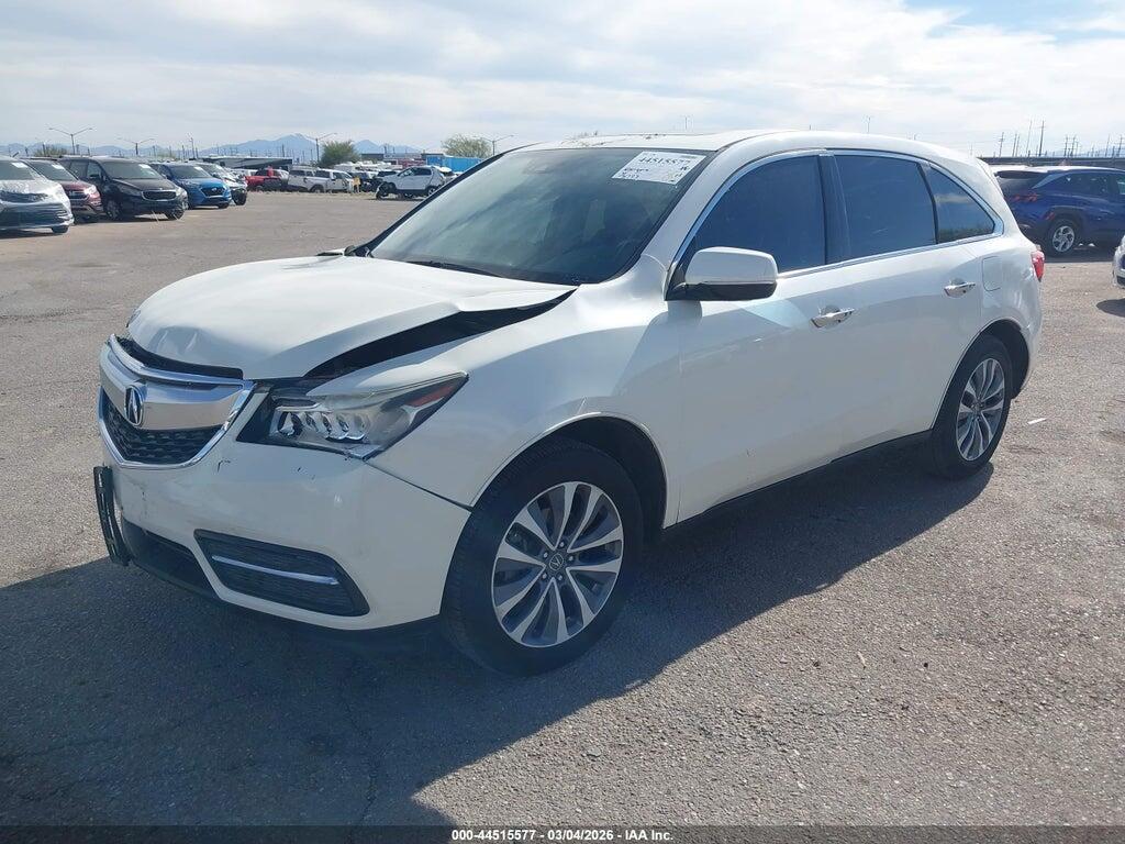 5FRYD3H47GB013225 2016 ACURA MDX photo no. 2