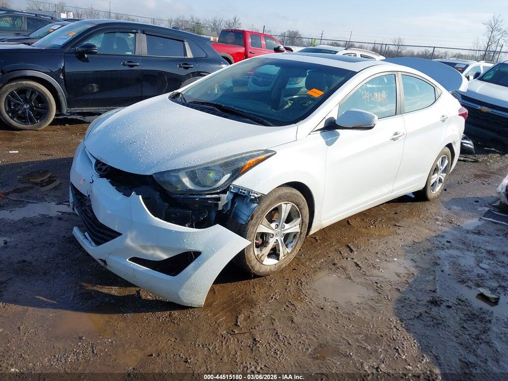 5NPDH4AE3GH735712 2016 HYUNDAI ELANTRA photo no. 2