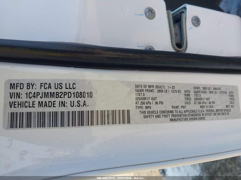 1C4PJMMB2PD108010 2023 JEEP CHEROKEE photo no. 9