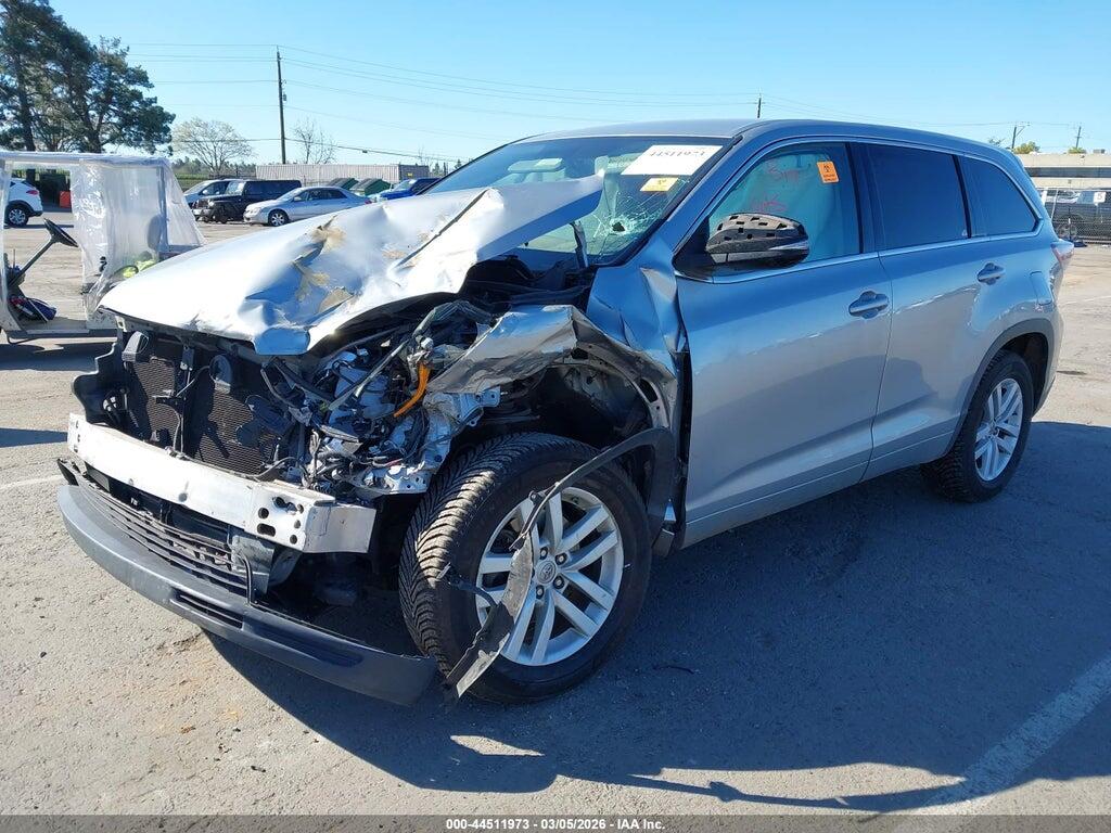 5TDZARFH3ES006479 2014 TOYOTA HIGHLANDER photo no. 2