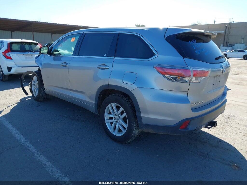 5TDZARFH3ES006479 2014 TOYOTA HIGHLANDER photo no. 3