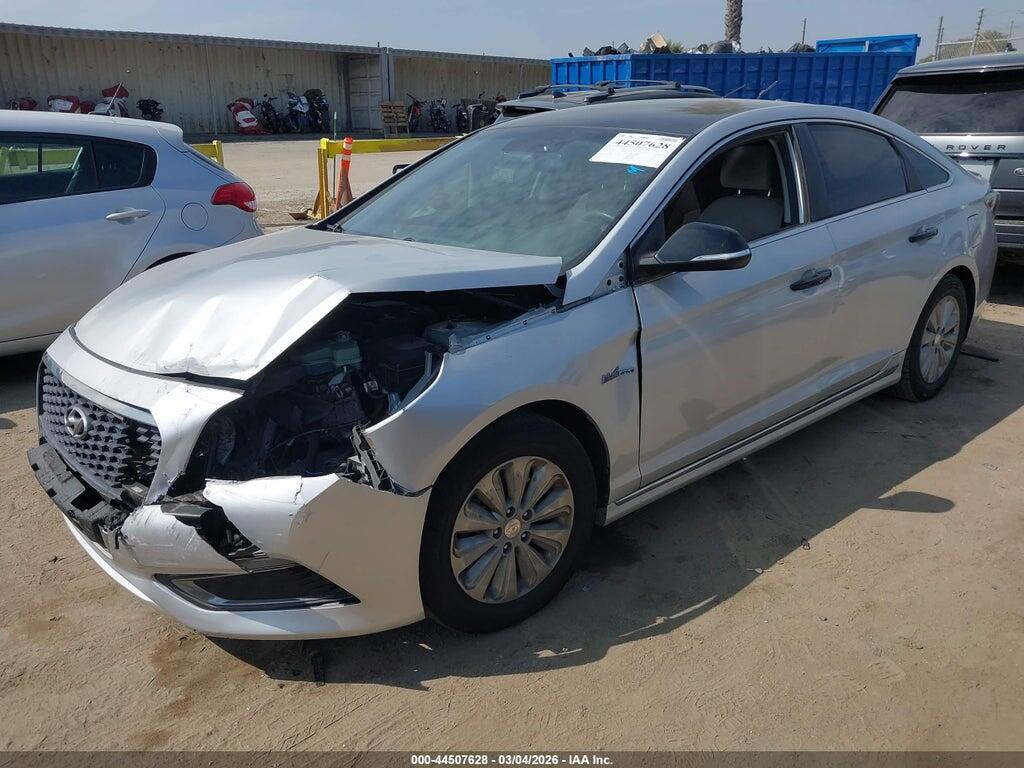 KMHE24L15GA014388 2016 HYUNDAI SONATA HYBRID photo no. 2