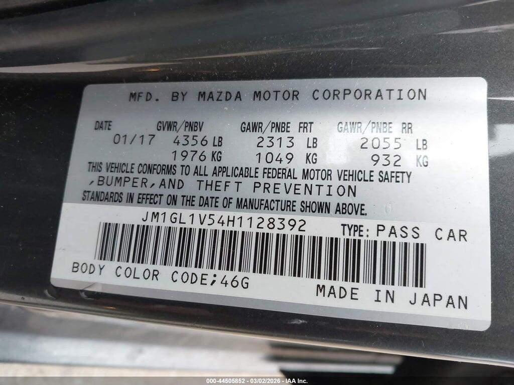 JM1GL1V54H1128392 2017 MAZDA MAZDA6 photo no. 9